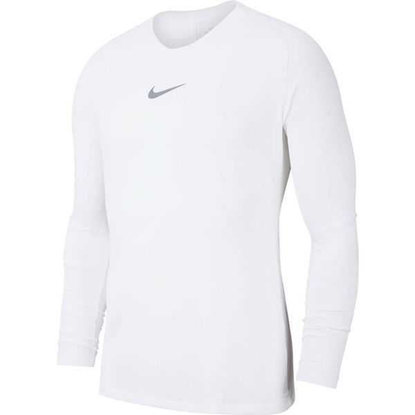 Koszulka Typu Base Layer Park DriFIT Dla Dorosłych Unisex. Białe koszule męskie Nike, m, bez wzorów, casualowe, bez kołnierzyka, bez ramiączek. Za 138.99 zł.