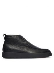 Calvin Klein Trzewiki Hybrid Cup Apron Boot Lth HM0HM01987 Czarny. Czarne botki męskie Calvin Klein, bez wzorów, ze skóry, bez zapięcia. Za 799.99 zł.