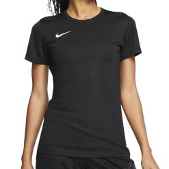 Womens Park VII t-shirt 010. Czarne koszulki sportowe damskie Nike, m, bez wzorów, sportowe, bez kołnierzyka. Za 107.24 zł.