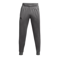 Spodnie dresowe z polaru Under Armour. Czarne spodnie sportowe męskie Under Armour, s, bez wzorów, z dresówki, do biegania. Za 261.50 zł.