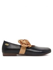 Laura Vita Baleriny Florineo 1 Czarny. Czarne baleriny damskie Laura Vita, bez wzorów, ze skóry, bez obcasa. Za 449.99 zł.