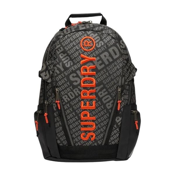 Plecak damski Superdry Tarp Aop. Czarne plecaki damskie Superdry., bez wzorów, biznesowe. Za 339.50 zł.