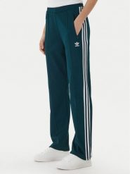 Adidas Spodnie dresowe Beckenbauer JV7395 Zielony Regular Fit. Zielone spodnie dresowe damskie Adidas, s, bez wzorów, z dresówki. Za 239.99 zł.