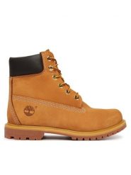 Timberland Trapery TB1103617131 Brązowy. Brązowe śniegowce i trapery damskie Timberland, z nubiku. Za 1,099.00 zł.