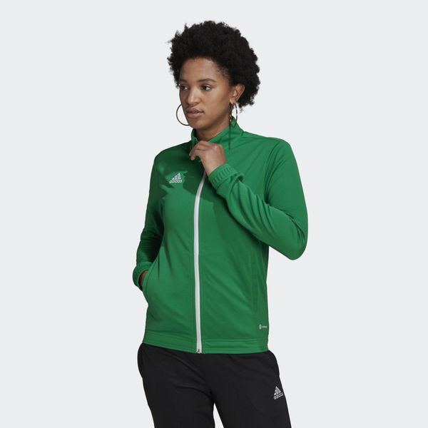 Entrada 22 Track Jacket. Białe kurtki damskie Adidas, s, bez wzorów, z materiału, bez kaptura. Za 103.00 zł.