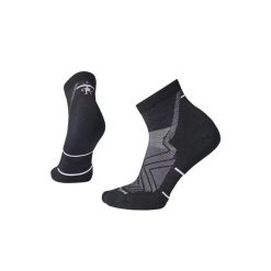 Skarpety biegowe damskie Run Targeted Cushion Ankle Women. Czarne skarpety damskie Smartwool, bez wzorów, z wełny. Za 109.99 zł.