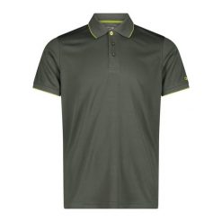 Koszulka męska turystyczna CMP 39T5807. Zielone koszulki sportowe męskie CMP, m, bez wzorów, bez kołnierzyka, bez ramiączek. W wyprzedaży za 111.99 zł.