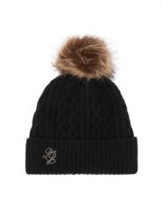 Liu Jo Czapka 2F6008 MA33S Czarny. Czarne czapki i kapelusze damskie Liu Jo, na zimę, bez wzorów. Za 249.99 zł.