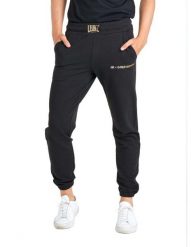 Męskie spodnie dresowe Gold Edition. Czarne spodnie sportowe męskie LEONE 1947 APPAREL, na lato, l, bez wzorów, z bawełny, na fitness i siłownię. Za 126.26 zł.