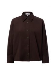 Marie Lund bluzka z sztruksu Kobiety Sztruks brązowy, XL. Brązowe bluzki damskie Marie Lund, xl, bez wzorów, ze sztruksu, bez kołnierzyka, bez ramiączek. Za 229.95 zł.