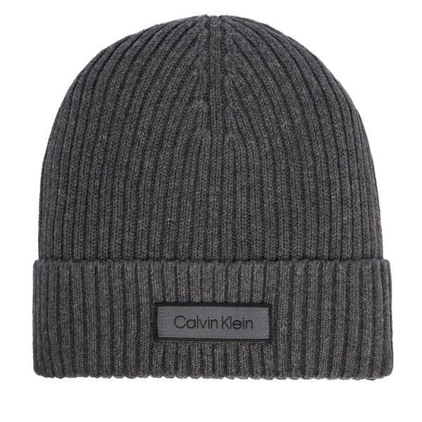Czapka Calvin Klein. Szare czapki i kapelusze męskie Calvin Klein, na zimę, bez wzorów. Za 169.99 zł.