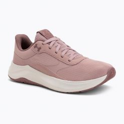 Buty Under Armour Aurora 3. Czerwone obuwie sportowe damskie Under Armour, bez wzorów, na fitness i siłownię. Za 210.45 zł.