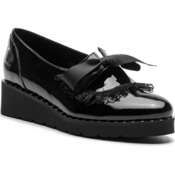 Półbuty SAGAN - 3079 Czarny Lakier. Czarne półbuty damskie Sagan, z lakierowanej skóry. Za 279.00 zł.