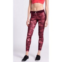 Adidas Performance - Legginsy Maroon. Czerwone legginsy damskie adidas Performance, z dzianiny. W wyprzedaży za 179.90 zł.