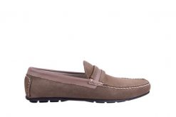 Mokasyny Bayla-133 6103 Camoscio Tortora, Beż, Skóra naturalna - 44. Brązowe mokasyny męskie Bayla, na lato, ze skóry. W wyprzedaży za 89.10 zł.