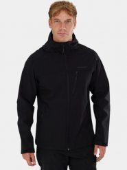 Kurtka Softshell Męska Fundango Fairbanks. Czarne kurtki sportowe męskie Fundango, m, bez wzorów, z materiału, rowerowe. Za 349.00 zł.