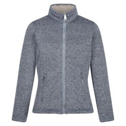 Damska/kobieca Bluza Polarowa Razia II Bonded Full Zip Fleece Jacket. Białe bluzy damskie Regatta, bez wzorów, z polaru, bez kaptura, trekkingowe. Za 122.99 zł.