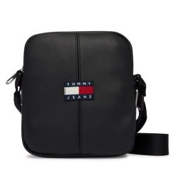 Saszetka Tommy Jeans. Czarne saszetki męskie Tommy Jeans, z jeansu, młodzieżowe, małe. Za 289.99 zł.