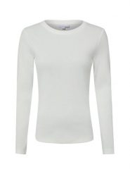 Brookshire koszulka z długim rękawem Kobiety Bawełna biały, M. Białe t-shirty damskie brookshire, m, bez wzorów, z bawełny, klasyczne, bez kołnierzyka. Za 99.95 zł.