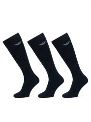 Emporio Armani Underwear Skarpety długie EM000556 AF14446 MB082 Granatowy. Niebieskie skarpety męskie Emporio Armani Underwear, bez wzorów, z bawełny. Za 139.99 zł.