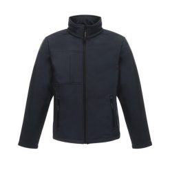 Męski Softshell Octagon II. Czarne kurtki męskie Regatta, m, bez wzorów, z softshellu, sportowe, bez kaptura. Za 175.99 zł.