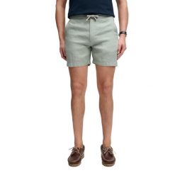Lniane szorty Superdry. Zielone szorty męskie Superdry., na lato, l, bez wzorów, ze lnu, eleganckie. Za 390.45 zł.