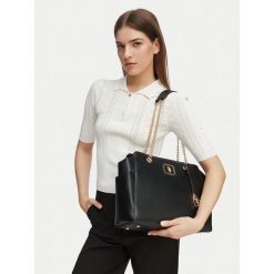Torebka U.S. Polo Assn. Czarne torebki do ręki damskie U.S. Polo Assn., bez wzorów, bez dodatków. Za 164.99 zł.