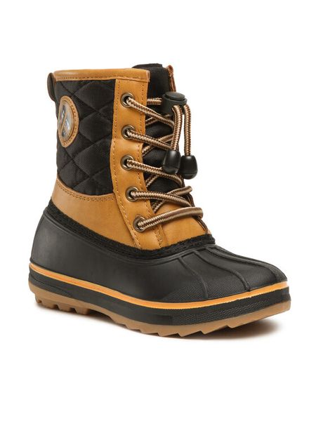 Kimberfeel Śniegowce Jibber Czarny. Czarne buty zimowe chłopięce Kimberfeel, bez wzorów, ze skóry, bez zapięcia. Za 269.99 zł.