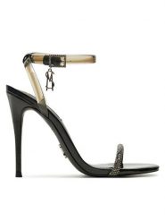 Steve Madden Sandały Balia SM11002882 Czarny. Czarne klapki damskie Steve Madden, bez wzorów, z tworzywa sztucznego, bez obcasa, na szpilce, bez zapięcia. Za 319.99 zł.