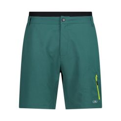 Spodenki męskie turystyczne CMP 30C5967. Zielone krótkie spodenki sportowe męskie CMP, m, bez wzorów, trekkingowe. Za 353.25 zł.