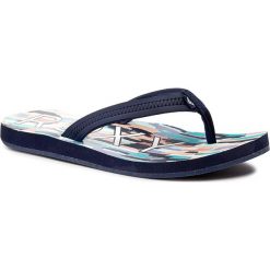Japonki ROXY - ARJL100393 Nwh. Niebieskie klapki damskie Roxy, z materiału. Za 99.00 zł.