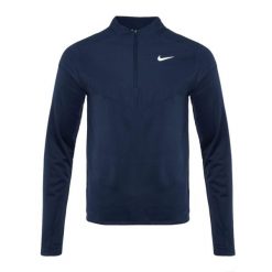 Bluza do biegania męska Nike Sphere Element Therma-FIT 1/2 Zip. Niebieskie bluzy męskie Nike, m, bez wzorów, bez kaptura. Za 439.99 zł.