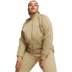 Kurtka Puma T7 Track Jacket, Kobiety. Brązowe kurtki damskie Puma, xl, bez wzorów, z bawełny, bez kaptura. Za 390.00 zł.