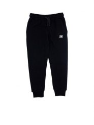 Dziewczęce spodnie polarowe Basic. Czarne spodnie materiałowe dla dziewczynek LEONE 1947 APPAREL, bez wzorów, z bawełny, na fitness i siłownię. Za 42.06 zł.