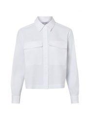 More & More Damska bluzka koszulowa Kobiety biały, 38. Białe bluzki damskie More & More, uniwersalny, bez wzorów, z bawełny, bez kołnierzyka, bez ramiączek. Za 339.95 zł.