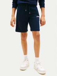 Tommy Hilfiger Szorty sportowe KB0KB10242 Granatowy Regular Fit. Niebieskie szorty dla chłopców Tommy Hilfiger, bez wzorów, z bawełny, sportowe. Za 189.99 zł.