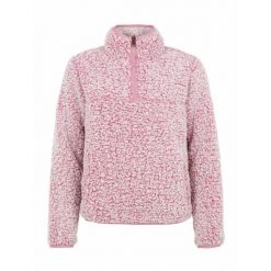 Damski polar 1/4 zip Protest PRTSURAMI. Czerwone bluzy sportowe damskie Protest, bez wzorów, z polaru, bez kaptura, narciarskie. Za 342.50 zł.