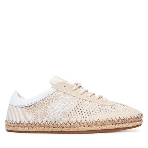 Espadryle Tommy Hilfiger. Brązowe espadryle damskie Tommy Hilfiger, bez wzorów, bez obcasa, bez zapięcia. Za 449.99 zł.