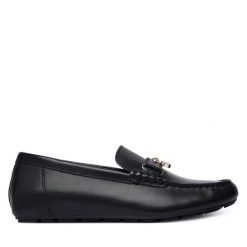 Mokasyny Tommy Hilfiger. Czarne mokasyny damskie Tommy Hilfiger. Za 489.99 zł.