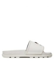 KARL LAGERFELD Klapki KL80970N Biały. Białe klapki damskie KARL LAGERFELD, bez wzorów, z tworzywa sztucznego, bez obcasa. Za 299.99 zł.
