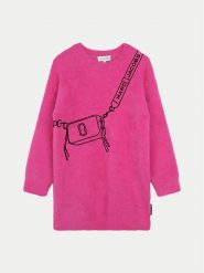 Marc Jacobs Sukienka dzianinowa W60386 M Różowy Regular Fit. Czerwone sukienki dla dziewczynek Marc Jacobs, bez wzorów, z dzianiny, bez ramiączek. Za 349.99 zł.