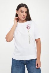 T-shirt damski Tate JOOP!. T-shirty damskie JOOP!, l, bez wzorów, bez kołnierzyka. Za 349.00 zł.