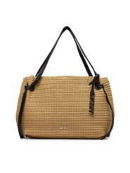 DKNY Torebka Aisling Sm Tote R61ADN78 Beżowy. Brązowe torebki do ręki damskie DKNY, bez wzorów, z syntetyku, bez dodatków. Za 789.99 zł.