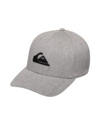 Czapka dla Mężczyzn DECADES Szary. Szare czapki i kapelusze męskie Quiksilver, bez wzorów, z bawełny. Za 94.99 zł.