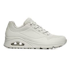 Buty na co dzień damskie SKECHERS UNO STAND ON AIR eko skóra. Białe obuwie sportowe damskie Skechers, bez wzorów, ze skóry, trekkingowe, Skechers Sport. Za 303.00 zł.
