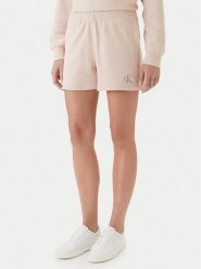 Calvin Klein Jeans Szorty materiałowe LV047B271G Różowy Regular Fit. Czerwone szorty damskie Calvin Klein Jeans, l, bez wzorów, z bawełny. Za 289.99 zł.