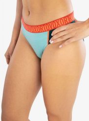 Figi termoaktywne damskie Ortovox 150 Essential Bikini. Zielone bikini damskie ORTOVOX, m, bez wzorów. Za 137.49 zł.
