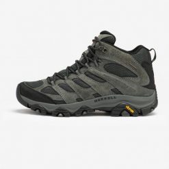 Buty turystyczne męskie Merrell Moab 3 Mid. Brązowe trekkingi męskie Merrell, na jesień, trekkingowe. Za 499.99 zł.
