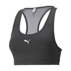 Biustonosz treningowy PUMA Mid Impact 4Keeps Graphic PM. Czarne obuwie sportowe damskie Puma, bez wzorów, na fitness i siłownię. Za 79.99 zł.