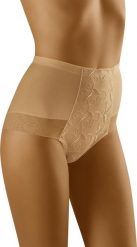 Wolbar Wol-Bar Experia beżowy XL Majtki figi modelujące. Brązowe figi damskie Wolbar, xl, bez wzorów. Za 64.99 zł.